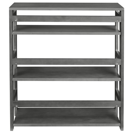 Regency Regency Flip Flop 34 in. High Folding Bookcase- Grey FF3430GY